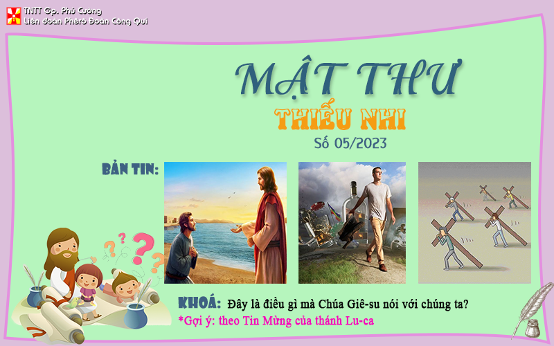 MẬT THƯ SỐ 05/2023 – DÀNH CHO THIẾU NHI