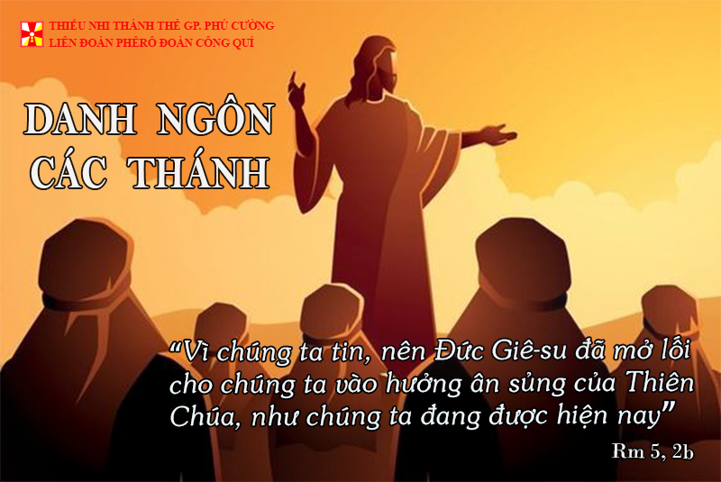 DANH NGÔN CÁC THÁNH