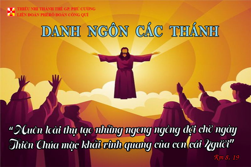 DANH NGÔN CÁC THÁNH