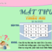 MẬT THƯ SỐ 06/2023 – DÀNH CHO THIẾU NHI