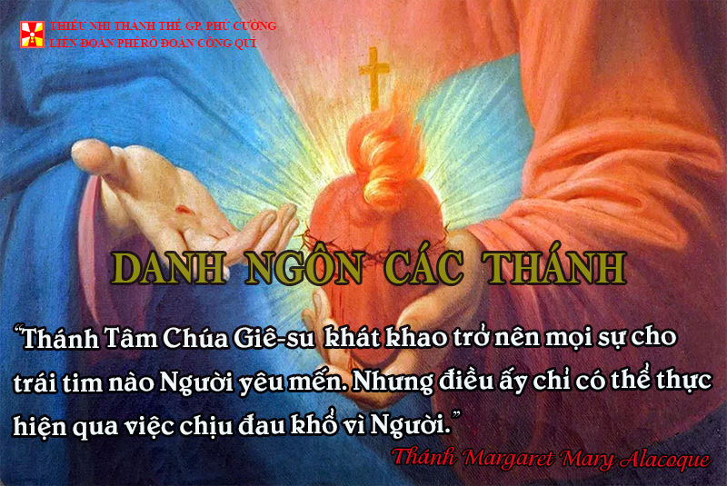 DANH NGÔN CÁC THÁNH