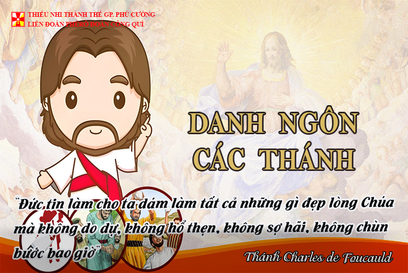 DANH NGÔN CÁC THÁNH