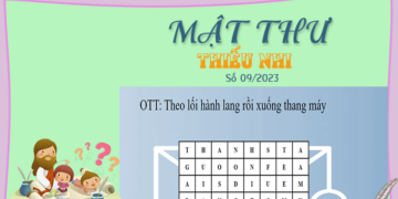 MẬT THƯ SỐ 09/2023 – DÀNH CHO THIẾU NHI