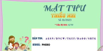 MẬT THƯ SỐ 10/2023 – DÀNH CHO THIẾU NHI