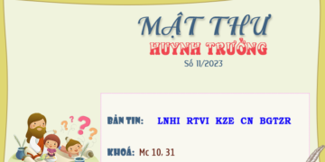 MẬT THƯ SỐ 11/2023 – DÀNH CHO HUYNH TRƯỞNG
