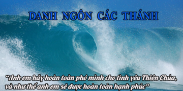 DANH NGÔN CÁC THÁNH