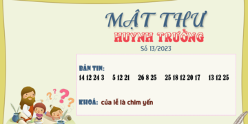 MẬT THƯ SỐ 13/2023 – DÀNH CHO HUYNH TRƯỞNG