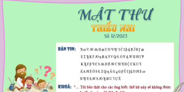 MẬT THƯ SỐ 12/2023 – DÀNH CHO THIẾU NHI