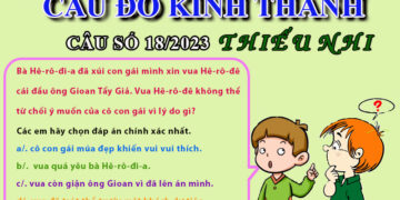CÂU SỐ 18/2023 – DÀNH CHO THIẾU NHI