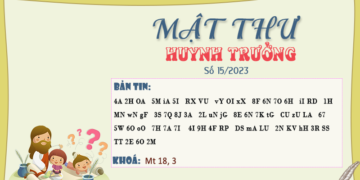 MẬT THƯ SỐ 15/2023 – DÀNH CHO HUYNH TRƯỞNG