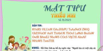 MẬT THƯ SỐ 15/2023 – DÀNH CHO THIẾU NHI