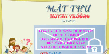 MẬT THƯ SỐ 18/2023 – DÀNH CHO HUYNH TRƯỞNG