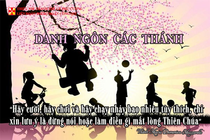 DANH NGÔN CÁC THÁNH