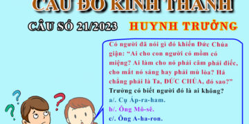 CÂU SỐ 21/2023 – DÀNH CHO HUYNH TRƯỞNG