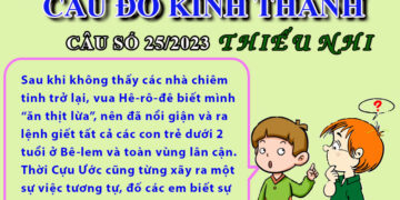 CÂU SỐ 25/2023 – DÀNH CHO THIẾU NHI