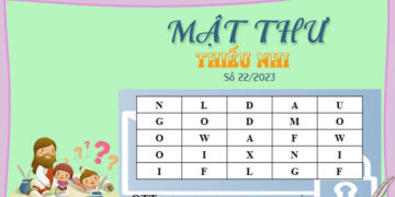 MẬT THƯ SỐ 22/2023 – DÀNH CHO THIẾU NHI