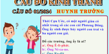 CÂU SỐ 01/2024 – DÀNH CHO HUYNH TRƯỞNG