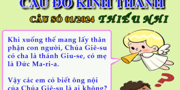 CÂU SỐ 01/2024 – DÀNH CHO THIẾU NHI