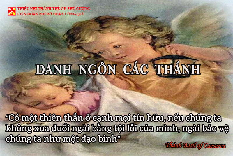 DANH NGÔN CÁC THÁNH
