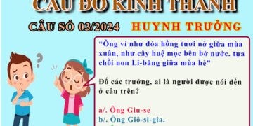 CÂU SỐ 03/2024 – DÀNH CHO HUYNH TRƯỞNG