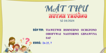 MẬT THƯ SỐ 04/2024 – DÀNH CHO HUYNH TRƯỞNG