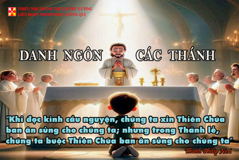 DANH NGÔN CÁC THÁNH