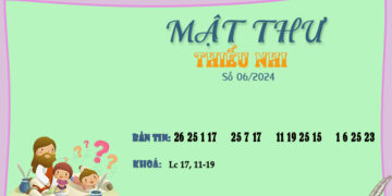 MẬT THƯ SỐ 06/2024 – DÀNH CHO THIẾU NHI
