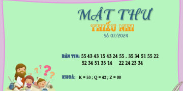 MẬT THƯ SỐ 07/2024 – DÀNH CHO THIẾU NHI