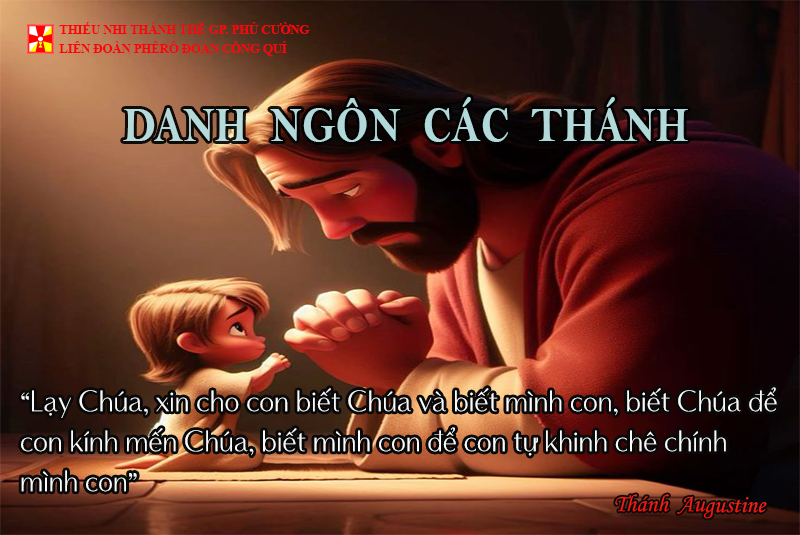 DANH NGÔN CÁC THÁNH