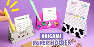 CÁCH LÀM GIÁ ĐỠ BẰNG GIẤY