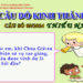 CÂU SỐ 09/2024 – DÀNH CHO THIẾU NHI