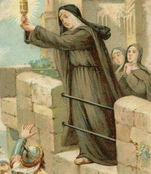 LÀM THẾ NÀO ĐỂ THÁNH CLARA ĐẨY LÙI CẢ MỘT ĐỘI QUÂN CÁCH THẦN KỲ?