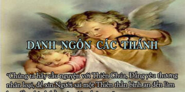 DANH NGÔN CÁC THÁNH