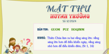 MẬT THƯ SỐ 12/2024 – DÀNH CHO HUYNH TRƯỞNG