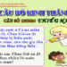 CÂU SỐ 13/2024 – DÀNH CHO THIẾU NHI