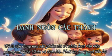DANH NGÔN CÁC THÁNH