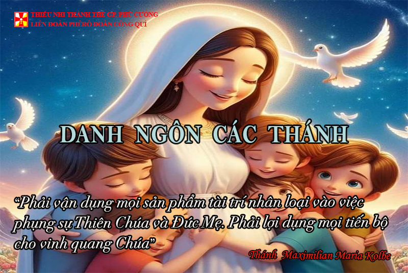 DANH NGÔN CÁC THÁNH
