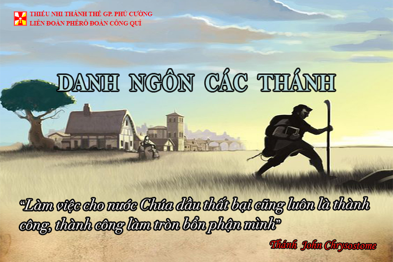 DANH NGÔN CÁC THÁNH