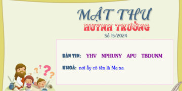 MẬT THƯ SỐ 15/2024 – DÀNH CHO HUYNH TRƯỞNG