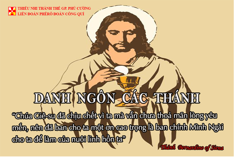DANH NGÔN CÁC THÁNH