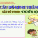 CÂU SỐ 17/2024 – DÀNH CHO THIẾU NHI