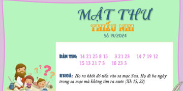 MẬT THƯ SỐ 19/2024 – DÀNH CHO THIẾU NHI