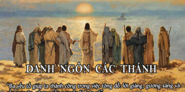 DANH NGÔN CÁC THÁNH