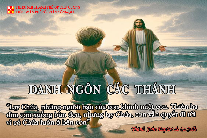 DANH NGÔN CÁC THÁNH