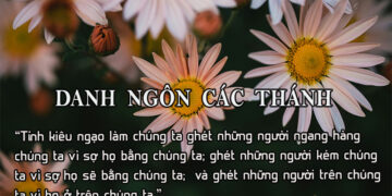 DANH NGÔN CÁC THÁNH