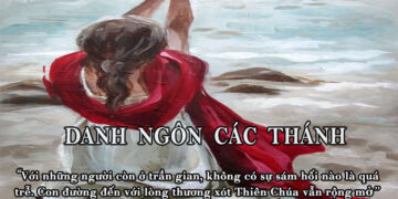 DANH NGÔN CÁC THÁNH