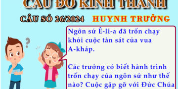 CÂU SỐ 26/2024 – DÀNH CHO HUYNH TRƯỞNG