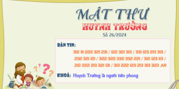 MẬT THƯ SỐ 26/2024 – DÀNH CHO HUYNH TRƯỞNG