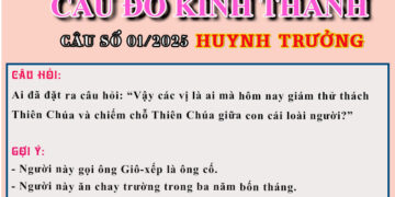 CÂU SỐ 01/2025 – DÀNH CHO HUYNH TRƯỞNG