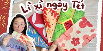 HƯỚNG DẪN LÀM VÀ VẼ TRANG TRÍ BAO LÌ XÌ